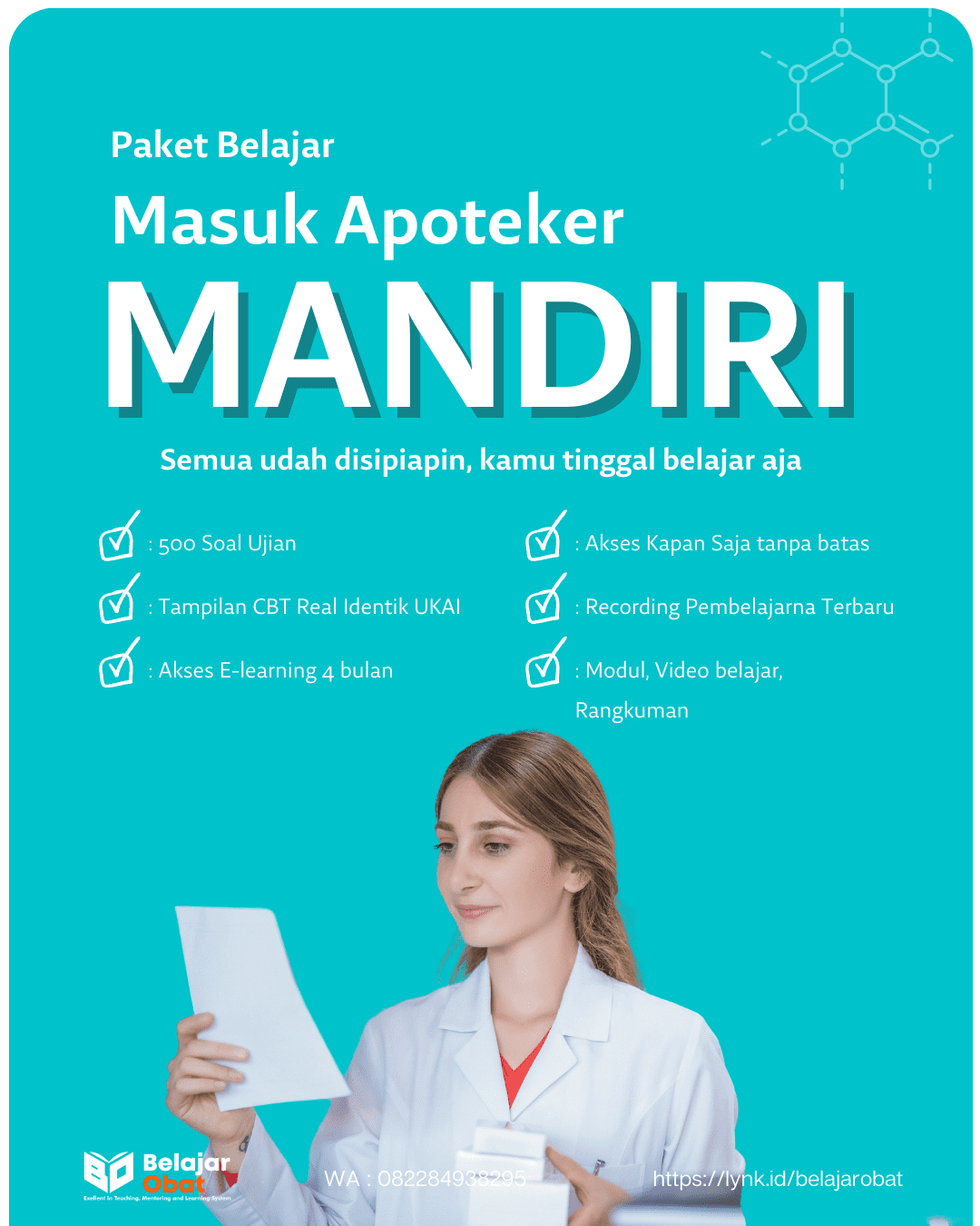 Kelas Masuk Apoteker Belajar Mandiri